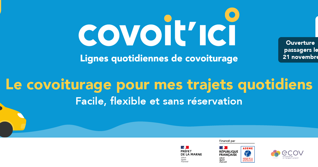 NOUVEAU SERVICE DE TRANSPORT // COVOIT’ICI !