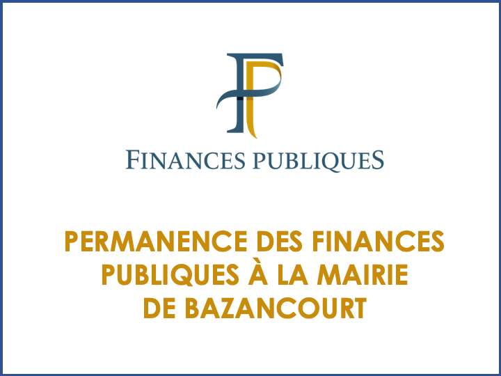 PERMANENCE AGENT DES FINANCES PUBLIQUES