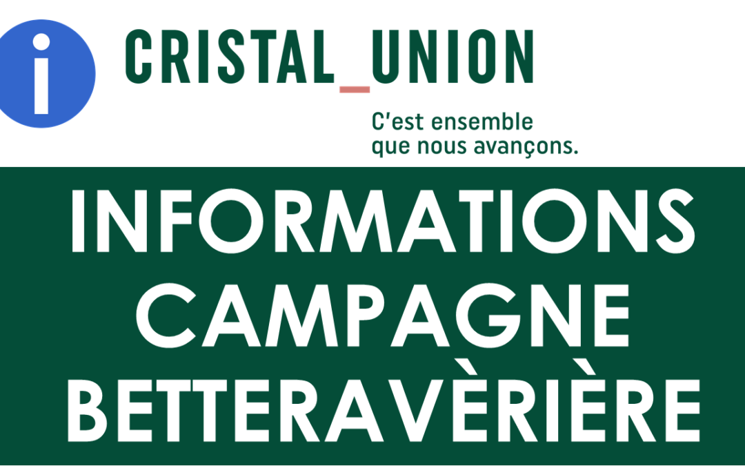 ℹ️ CAMPAGNE BETTERAVIÈRE
