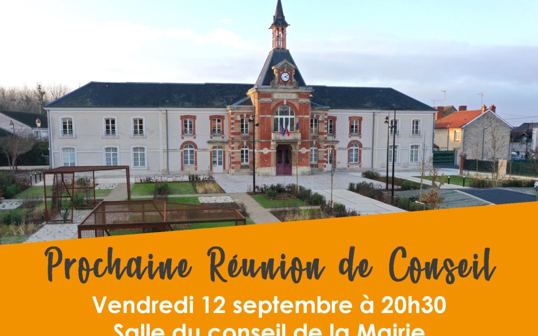 RÉUNION DE CONSEIL DE SEPTEMBRE