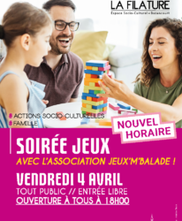 Photo de l'événement SOIRÉE JEUX DE SOCIÉTÉ > NOUVEL HORAIRE !