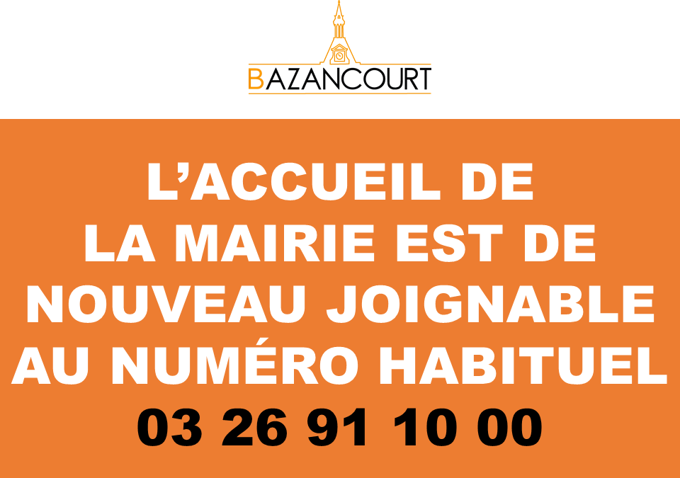 ℹ️ [ LIGNE TÉLÉPHONIQUE MAIRIE ] ❗