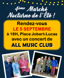 Photo de l'événement 🔈 [ 4ème MARCHÉ NOCTURNE DE L’ÉTÉ ] ‼️
