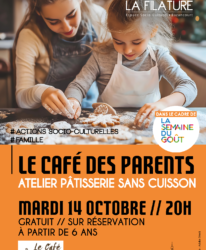 Photo de l'événement CAFÉ DES PARENTS // ATELIER PÂTISSERIE SANS CUISSON