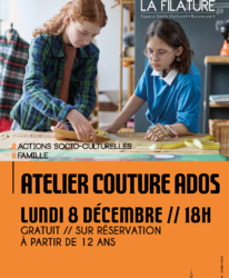 Photo de l'événement ATELIER COUTURE ADOS