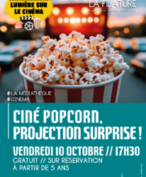 Photo de l'événement CINÉMA // CINÉ POPCORN, PROJECTION SURPRISE !