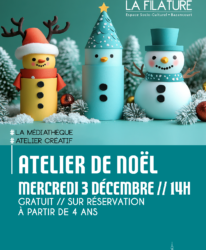 Photo de l'événement ATELIER CRÉATIF // ATELIER DE NOËL