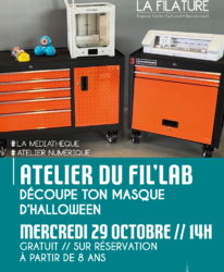 Photo de l'événement ATELIER NUMÉRIQUE // ATELIER DU FIL’LAB