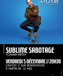 Photo de l'événement ONE MAN SHOW // SUBLIME SABOTAGE