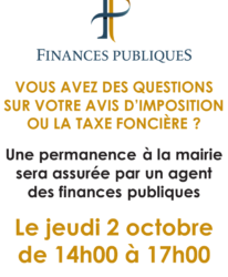 Photo de l'événement ℹ️ [ PERMANENCE DES FINANCES PUBLIQUES ] ❗