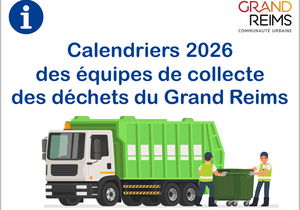ℹ️ [ VENTE DES CALENDRIERS DES ÉQUIPES DE COLLECTE DES DÉCHETS DU GRAND REIMS ] ♻️