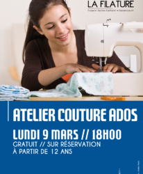 Photo de l'événement ATELIER COUTURE ADOS