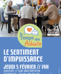 Photo de l'événement LE TEMPS DES AIDANTS // LE SENTIMENT D’IMPUISSANCE
