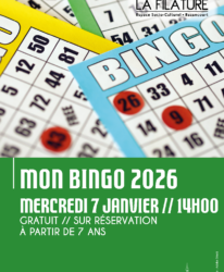 Photo de l'événement ATELIER CRÉATIF // MON BINGO 2026