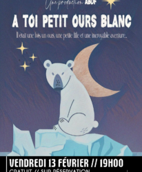 Photo de l'événement SPECTACLE // À TOI PETIT OURS BLANC