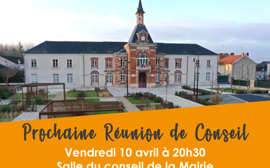 ℹ️ RÉUNION DE CONSEIL DE MARS