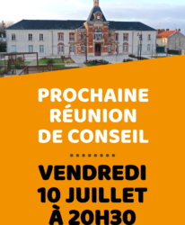 Photo de l'événement ℹ️ RÉUNION DE CONSEIL DE JUILLET