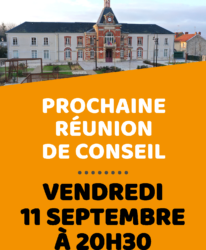 Photo de l'événement ℹ️ RÉUNION DE CONSEIL DE SEPTEMBRE
