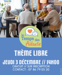 Photo de l'événement LE TEMPS DES AIDANTS // THÈME LIBRE