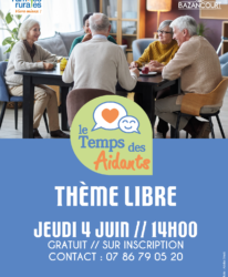 Photo de l'événement LE TEMPS DES AIDANTS // THÈME LIBRE