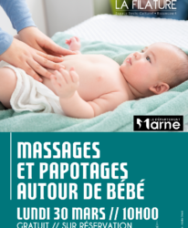 Photo de l'événement MASSAGES ET PAPOTAGES AUTOUR DE BÉBÉ