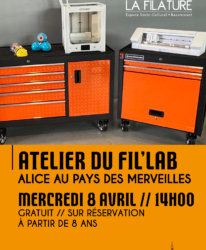 Photo de l'événement ATELIER NUMÉRIQUE // ATELIER DU FIL’LAB