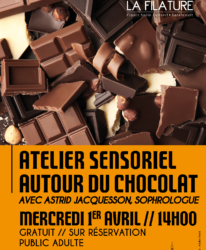 Photo de l'événement ATELIER SENSORIEL // AUTOUR DU CHOCOLAT