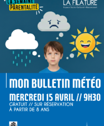 Photo de l'événement ATELIER CRÉATIF // MON BULLETIN MÉTÉO