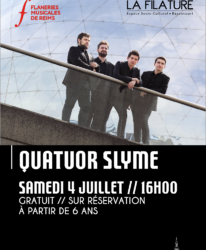 Photo de l'événement CONCERT // QUATUOR SLYME