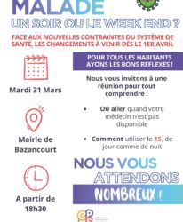 Photo de l'événement ℹ️ RÉUNION PUBLIQUE // ÉVOLUTION DE LA PERMANENCE DES SOINS