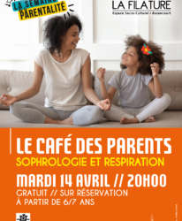 Photo de l'événement CAFÉ DES PARENTS // SOPHROLOGIE ET RESPIRATION