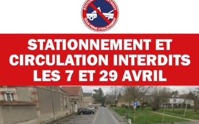 ⚠️ STATIONNEMENT ET  CIRCULATION INTERDITS ⛔
