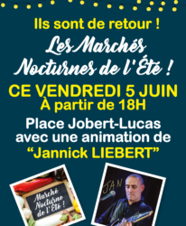 Photo de l'événement ☀️ LES MARCHÉS NOCTURNES DE L’ÉTÉ FONT LEUR GRAND RETOUR ! ☀️
