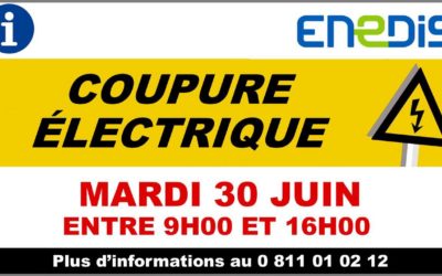ℹ️ [ COUPURES DE COURANT ] 💡